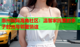 惠州妈妈海角社区：温馨家园里的亲子时光与邻里情谊