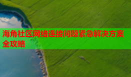 海角社区网络连接问题紧急解决方案全攻略