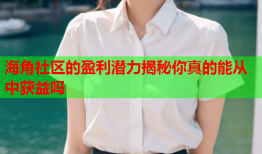 海角社区的盈利潜力揭秘你真的能从中获益吗